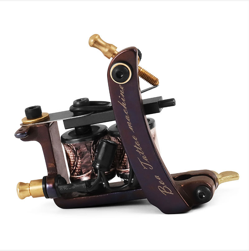 10 Wrap Coil Machine Liner and Shader Tattoo Machine Gun for Permanent Makeup
