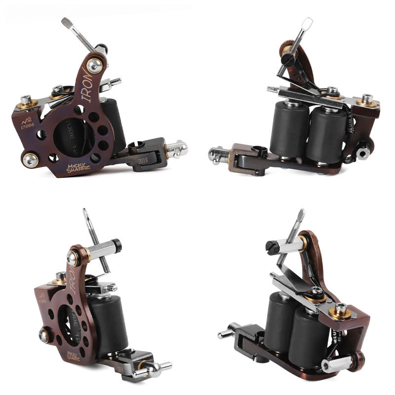 12 Wraps Coil Tattoo Machine shader Gun Permanent Makeup Coil Tattoo Gun Shader Tattoo Machine
