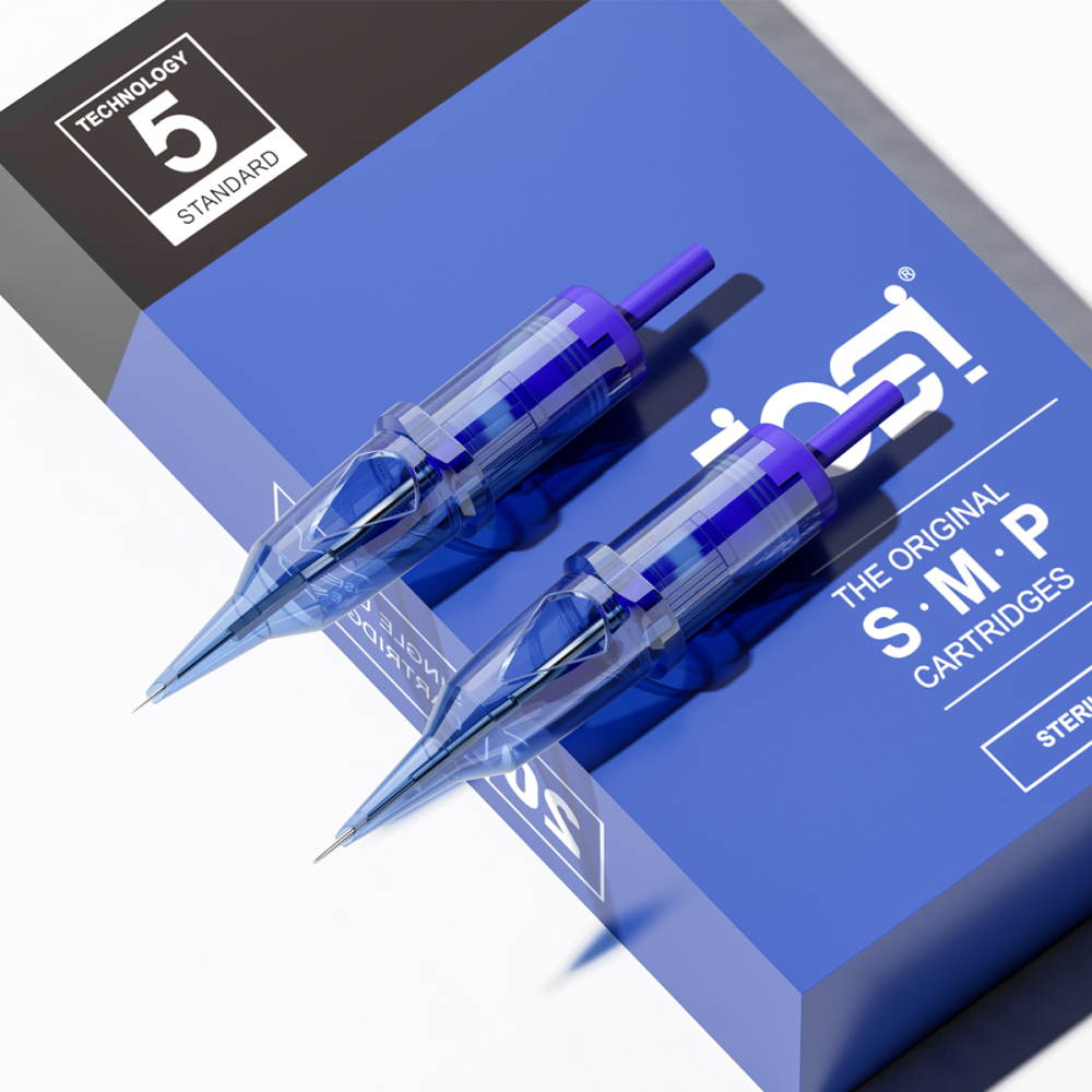 20PCS JOSI Tattoo Cartridge Needles SMP&PMU 1RL 3RL Round Liner Eyebrow Eyeline Lips Permanent Makeup Needles