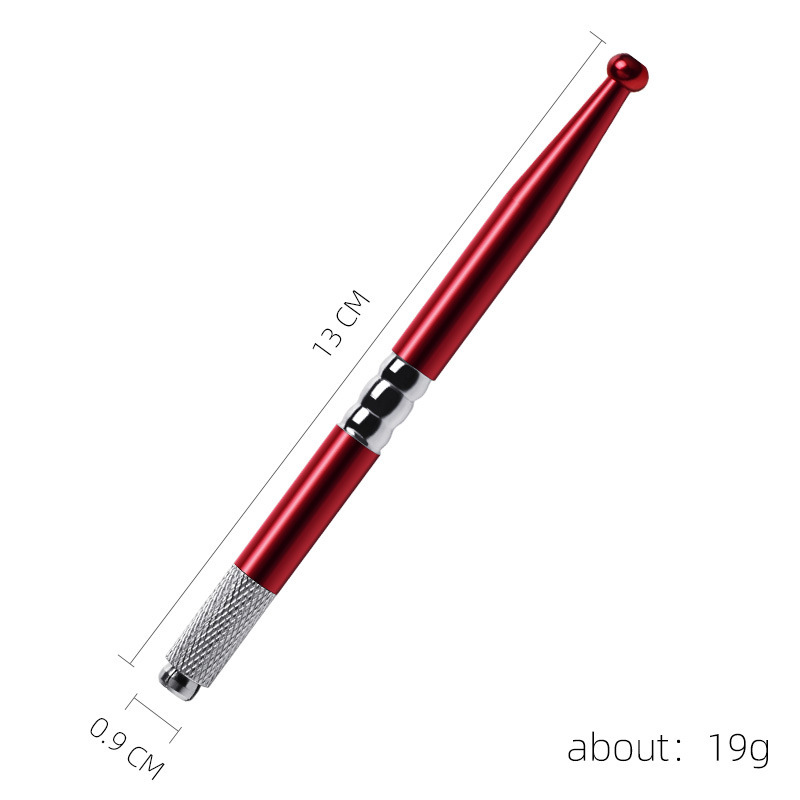 Microblading Pen Aluminum Manual Tattoo Eyebrow Pencil Permanent Makeup Tattoo Supplies ,6Colors