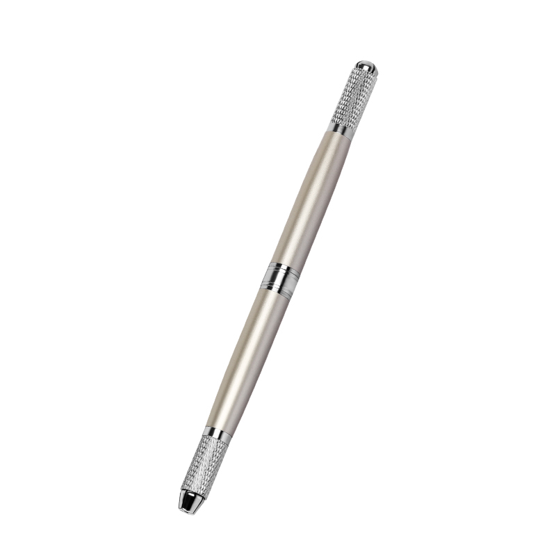Stainless Steel Manual  Tattoo Eyebrow Eyeliner Lip Microblading Needle Pen for Semi-Permanent Makeup Tool