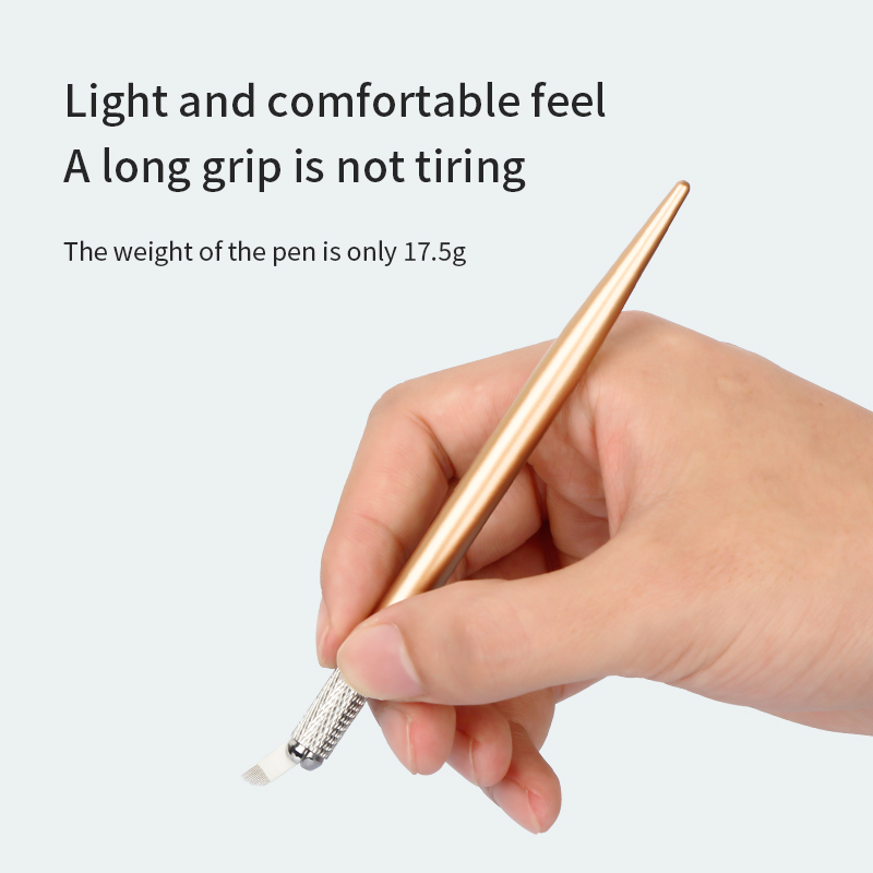 Stainless Steel Manual  Tattoo Eyebrow Eyeliner Lip Microblading Needle Pen for Permanent Makeup Tattoo Supplies