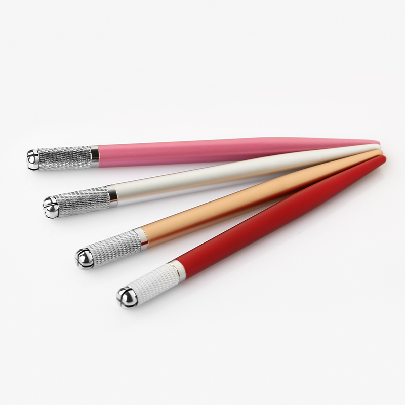 Stainless Steel Manual  Tattoo Eyebrow Eyeliner Lip Microblading Needle Pen for Permanent Makeup Tattoo Supplies