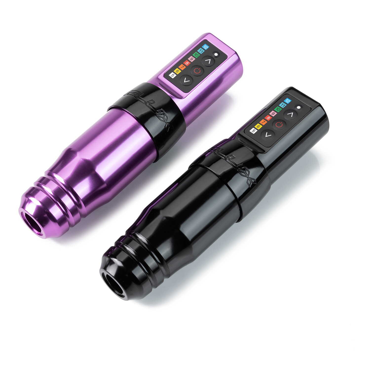 Flux S Wireless Tattoo Machine Kit Coreless Motor 1800mAh Battery Power SMP PMU RotaryTattoo Pen Set with 28MM Grip