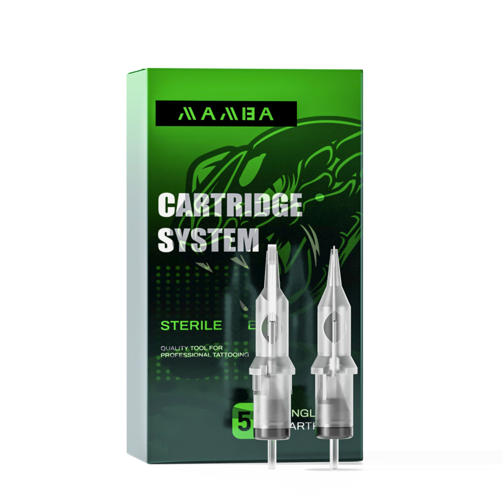 Mamba Tattoo Needles 50pcs Mixed Disposable Professional Sterilized Safety Cartridge Needle with Membrane System