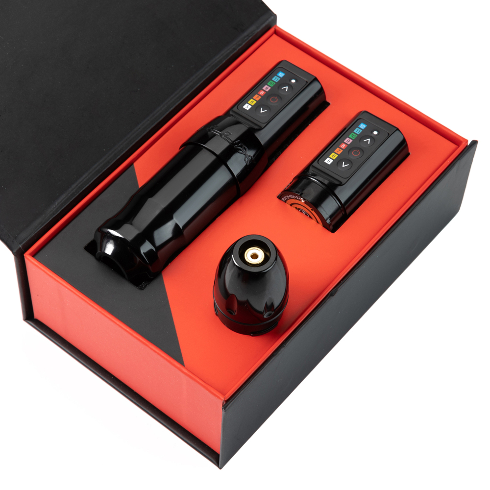 Flux Wireless Tattoo Machine Pen Strong Coreless Motor 2400mAh Lithium Battery