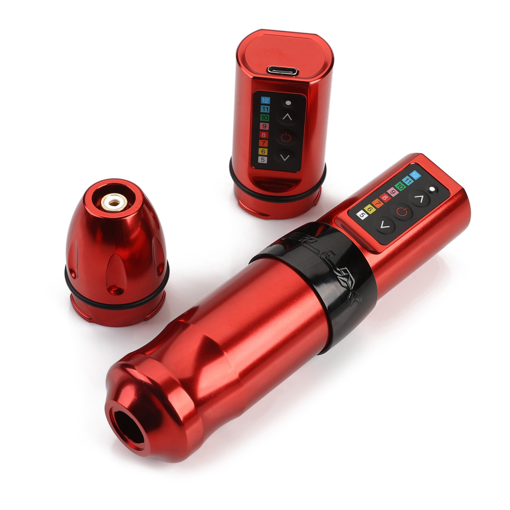 Flux Wireless Tattoo Machine Pen Strong Coreless Motor 2400mAh Lithium Battery