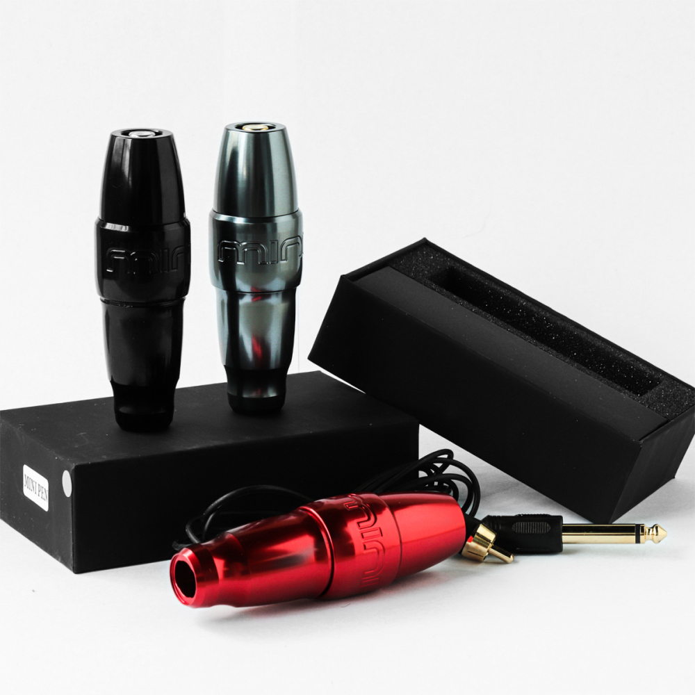 Mini FK PMU Tattoo Machine Japan Motor RCA Connector Permanent Makeup Cartridge Rotary Tattoo Pen