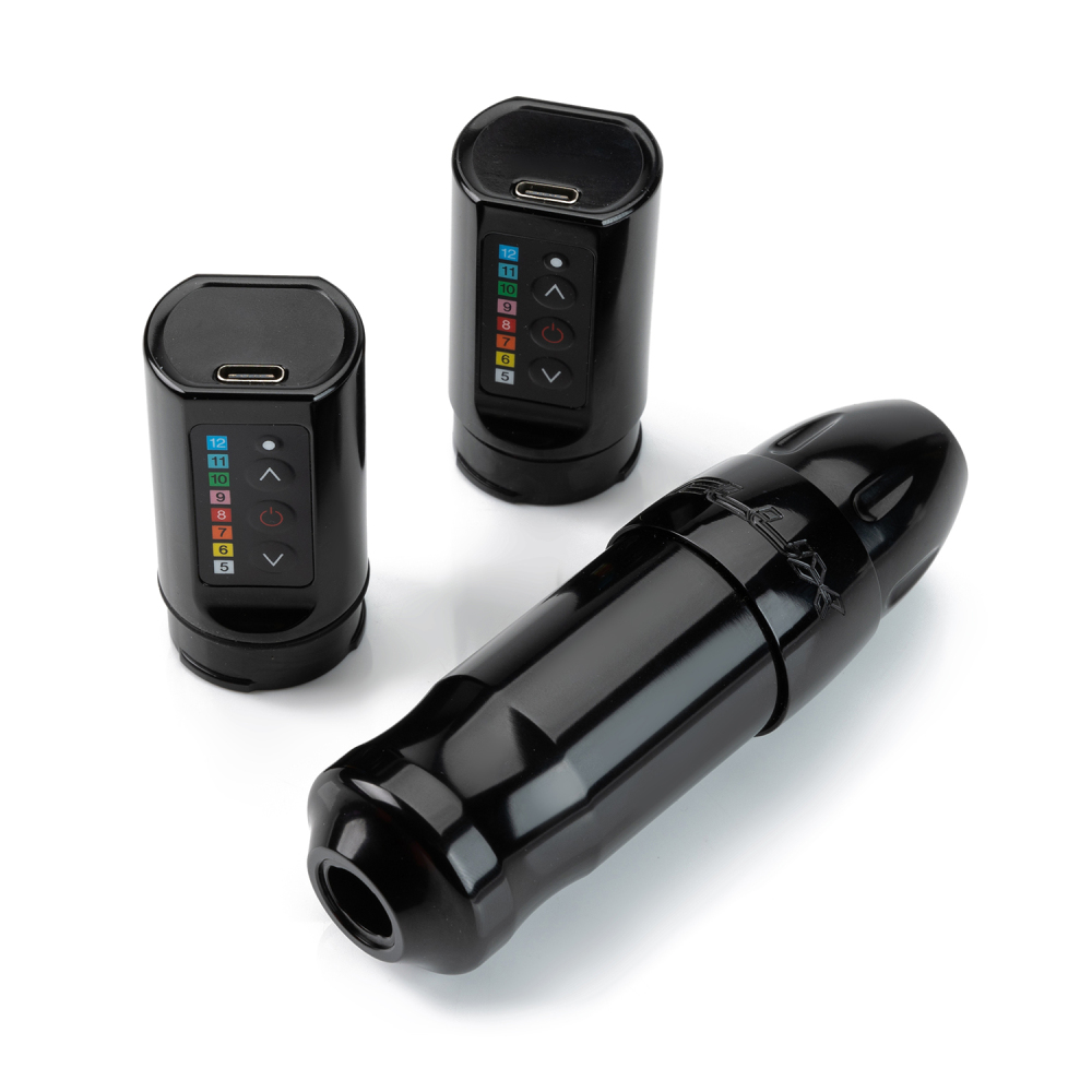 Flux Wireless Tattoo Machine Pen Strong Coreless Motor 2400mAh Lithium Battery