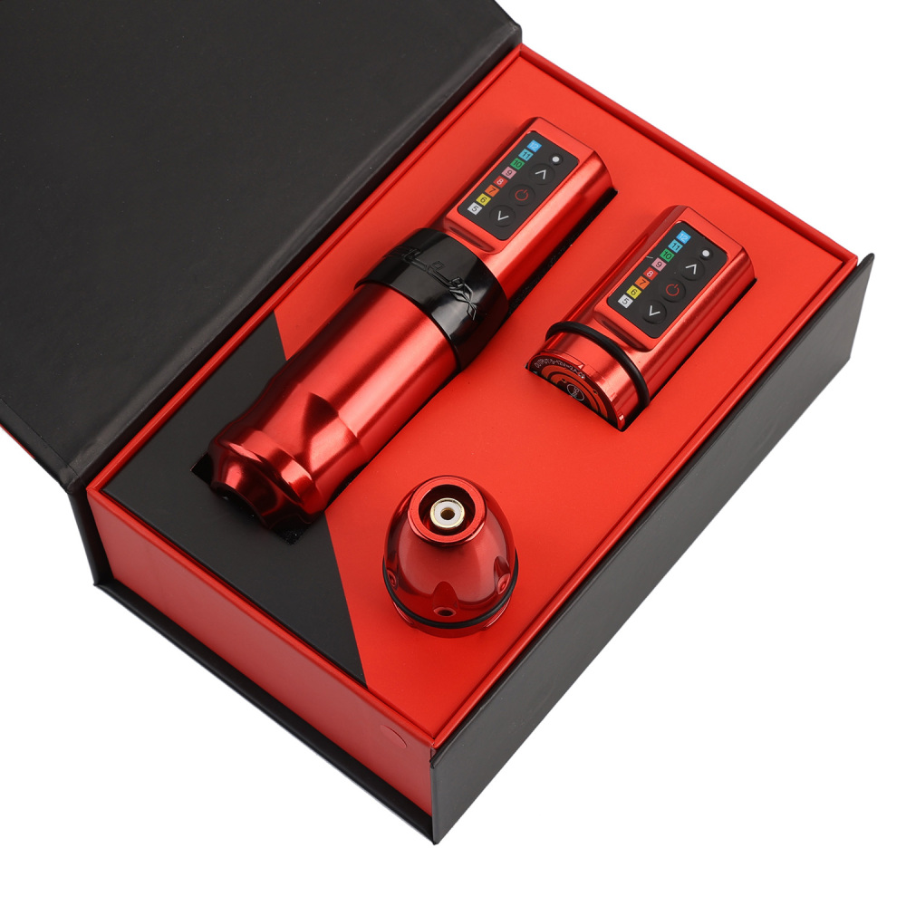 Flux Wireless Tattoo Machine Pen Strong Coreless Motor 2400mAh Lithium Battery