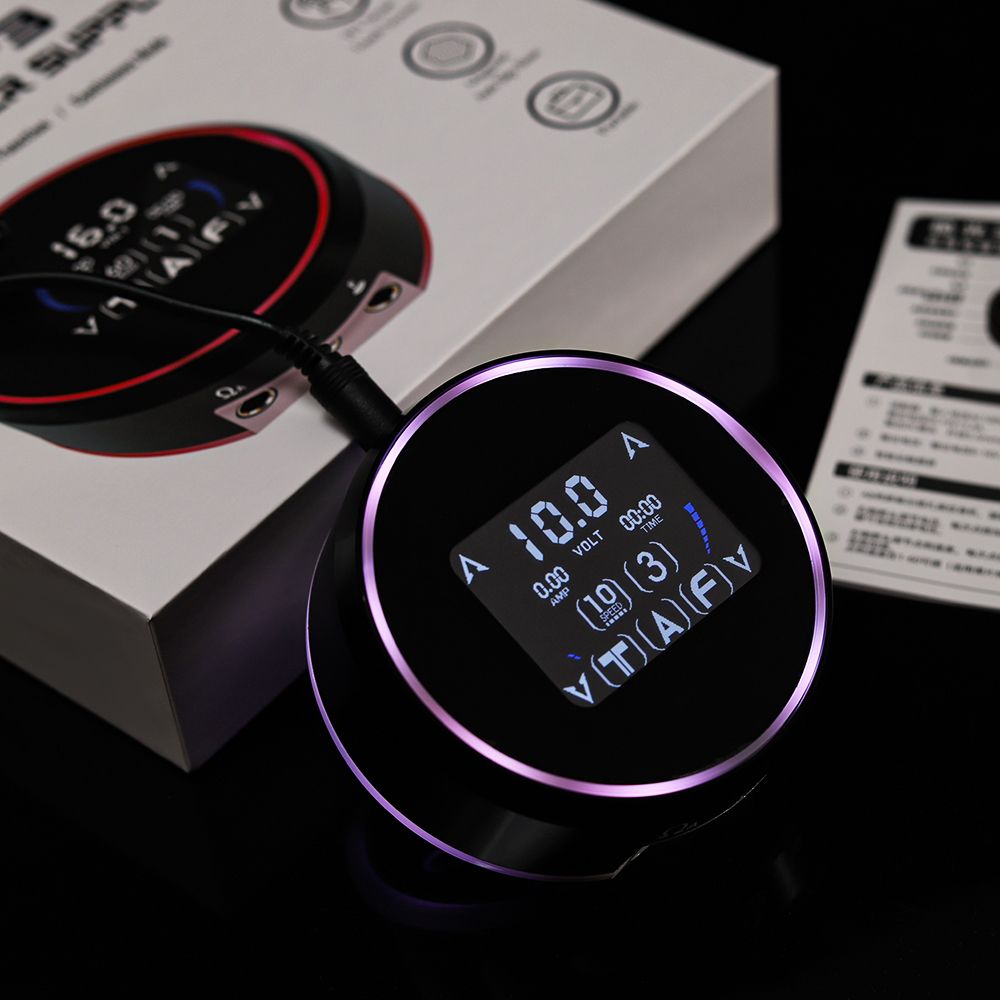 AURORA 3 Tattoo Power Supply LCD Full Touch Screen Dual Output Voltage