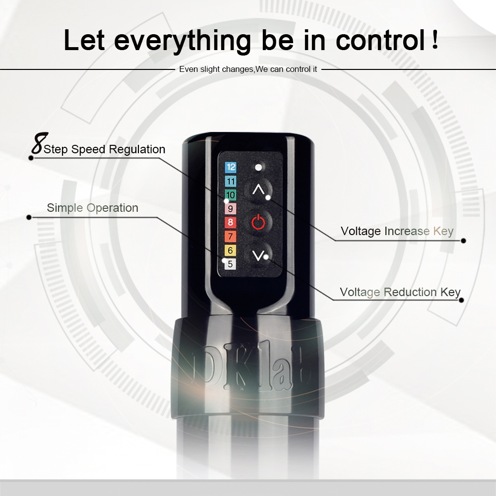 DKlab DK-W1 Body art Permanent Makeup Coreless Motor Wireless Tattoo Machine
