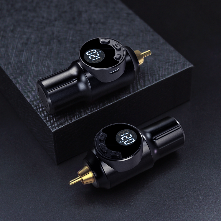 Fast Charge 1500mAh Tattoo Battery RCA Interface Wireless Tattoo Power Supply for Rotary Tattoo Machine