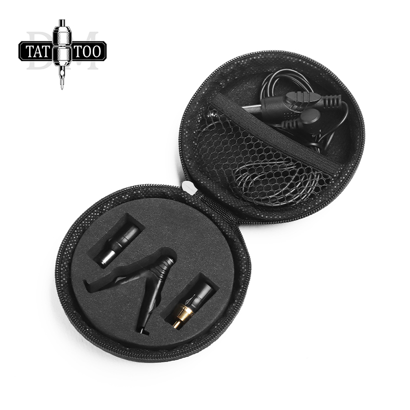 Tattoo Clip Cord DC RCA 3in1 Replaceable Magnetic Connector Silicone Soft ​Wire Clip Cord Set for Tattoo Machine Power Supply