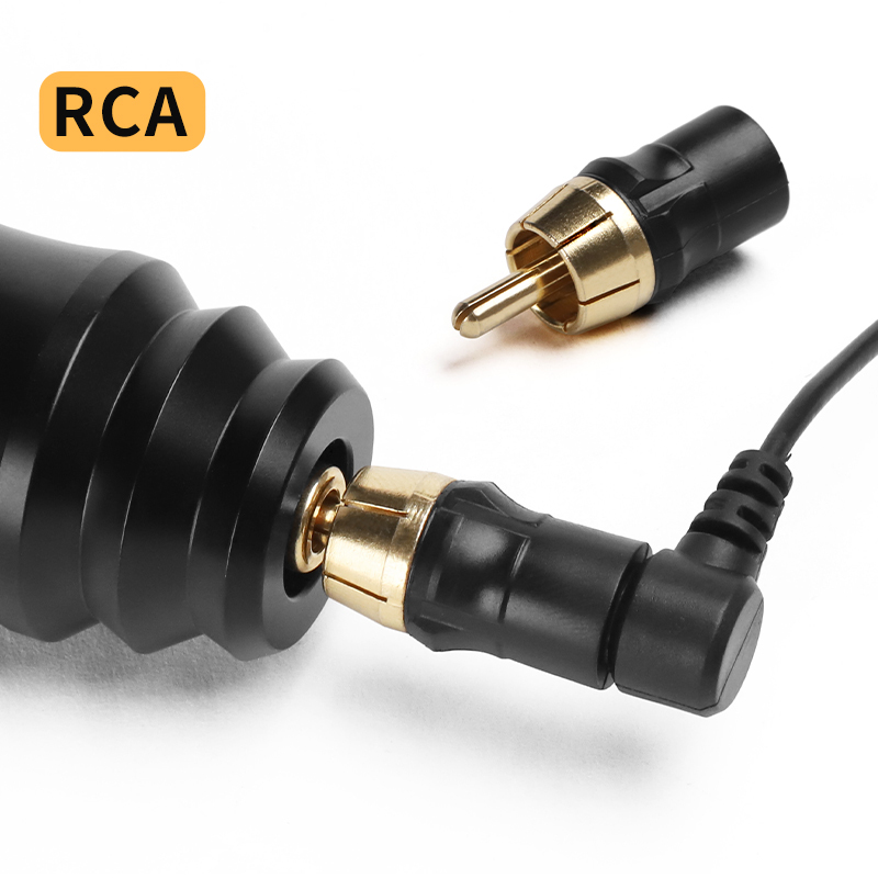 Tattoo Clip Cord DC RCA 3in1 Replaceable Magnetic Connector Silicone Soft ​Wire Clip Cord Set for Tattoo Machine Power Supply