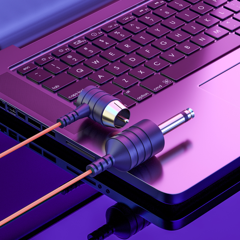 Premium Quality Tattoo Clip Cord RCA DC Interface Cable Professional 2.2M Fireproof Silicone Soft Tattoo Power Cord Supplies