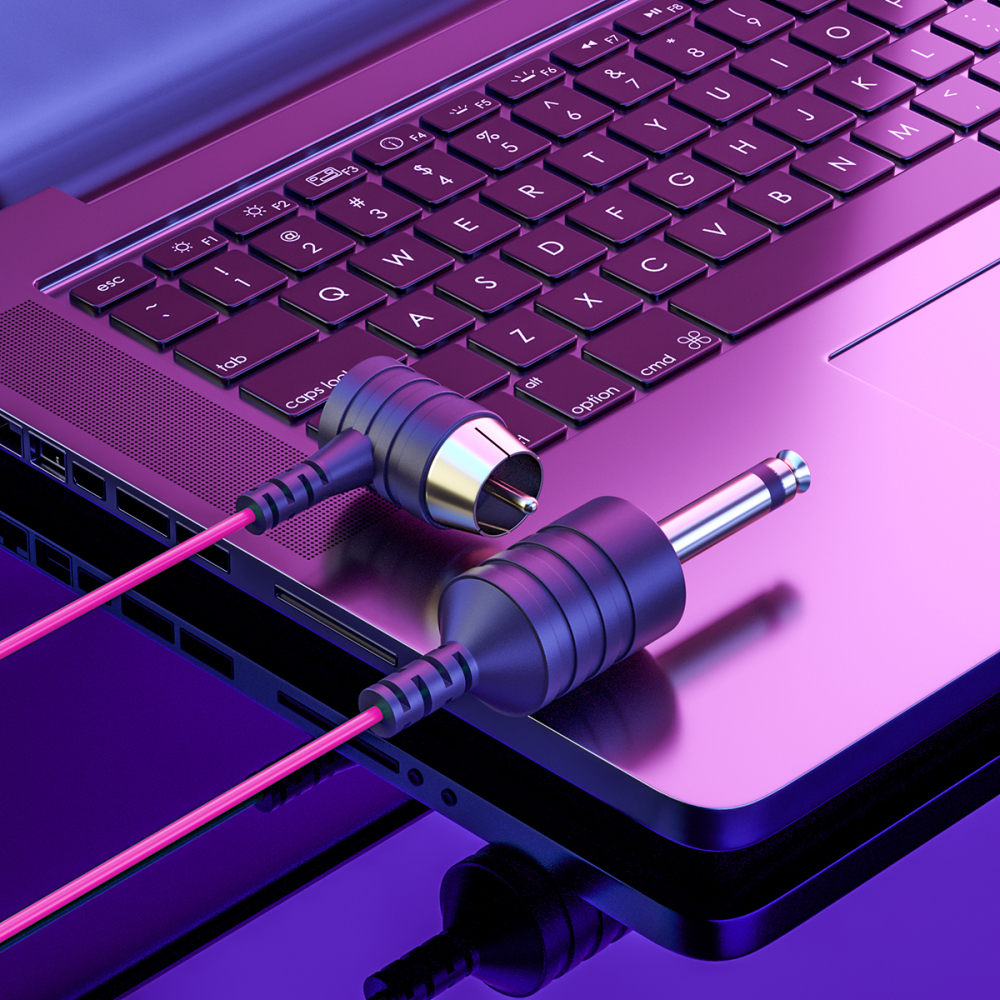 Premium Quality Tattoo Clip Cord RCA DC Interface Cable Professional 2.2M Fireproof Silicone Soft Tattoo Power Cord Supplies