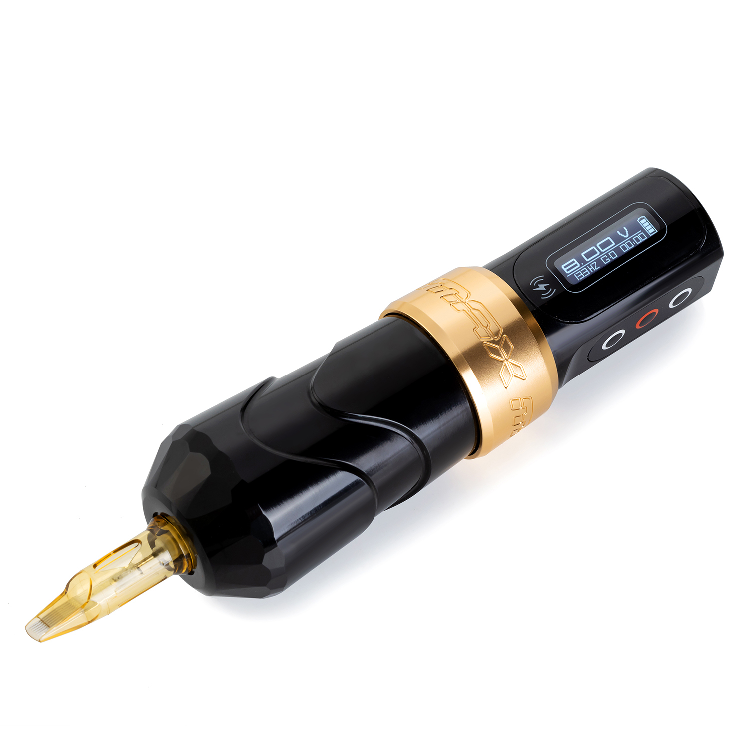 FK Iron Flux Max Gold Tattoo Machine Pen with PowerBolt