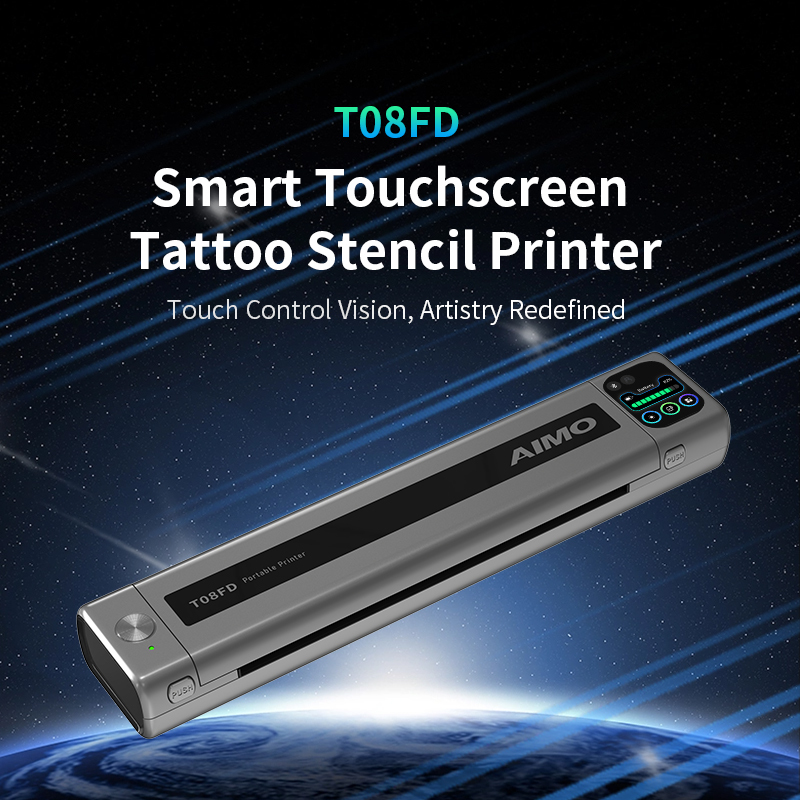 AIMO T08FD Tattoo Stencil Printer Touchscreen Transfer Machine