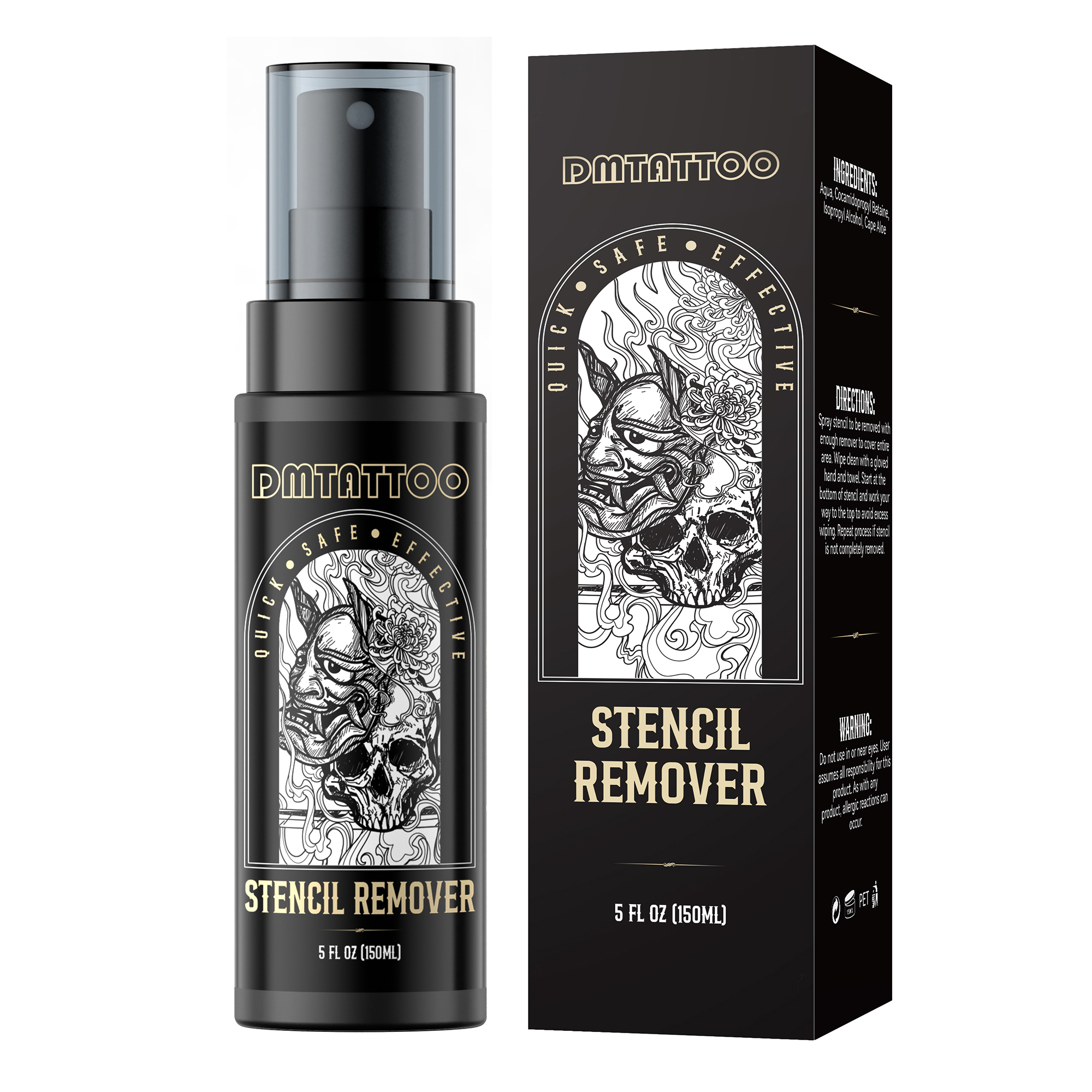 DM Stencil Magic Tattoo Remover Spray