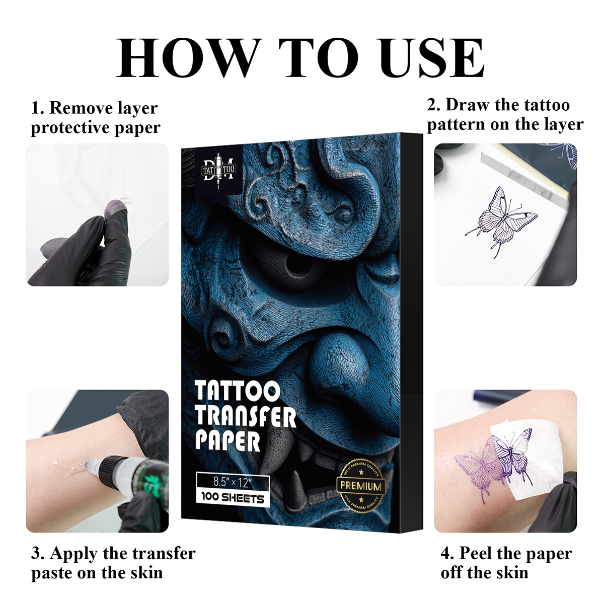 DM Premium Tattoo Stencil Transfer Paper A4 Size