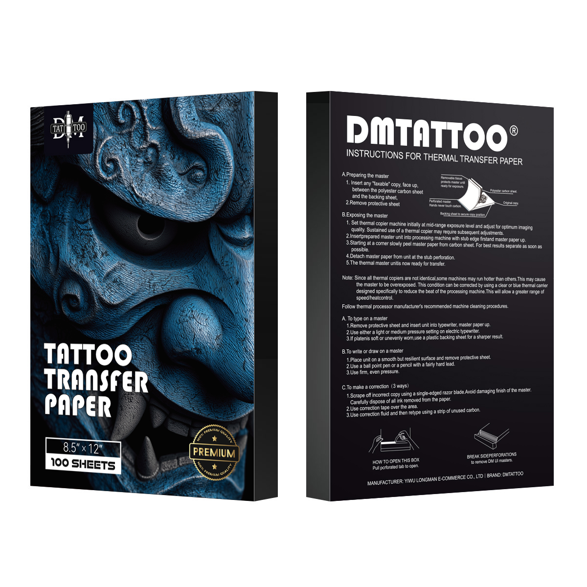 DM Premium Tattoo Stencil Transfer Paper A4 Size