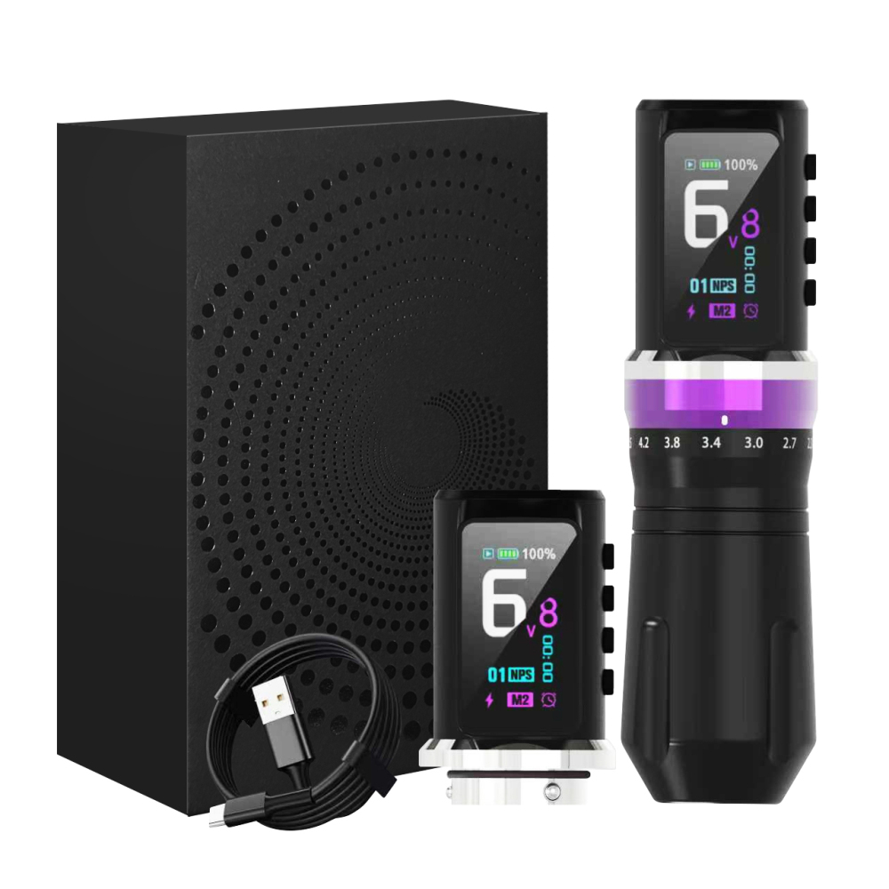 DM Adjustable Stroke Wireless Tattoo Pen Machine