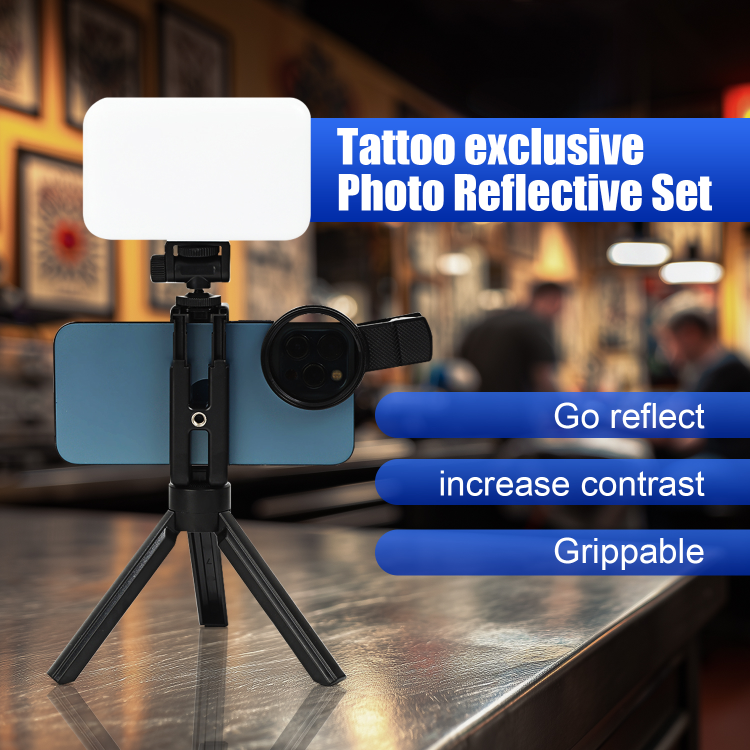 Tattoo Light CPL Filter Lighting Remove Reflection