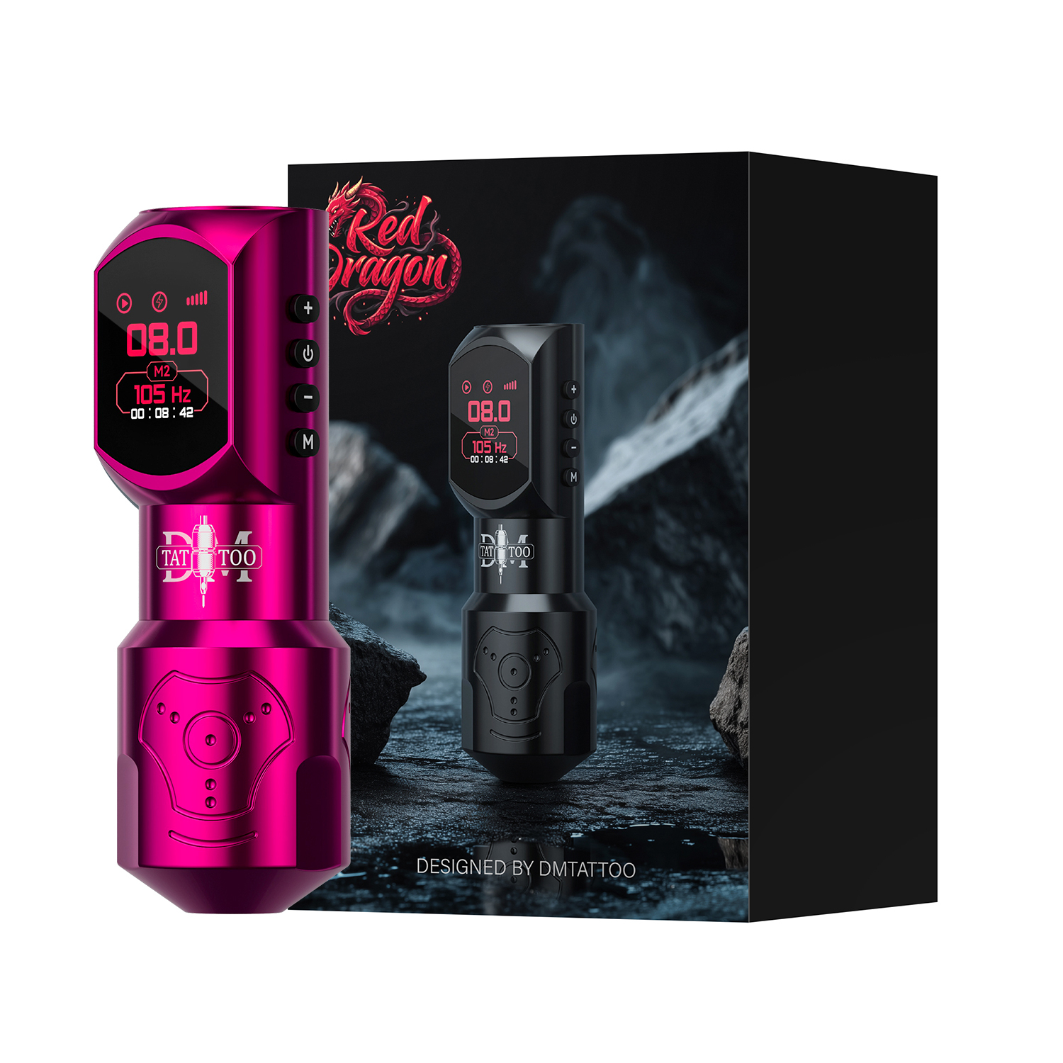 DM Reddragon Wireless Tattoo Machine Pen