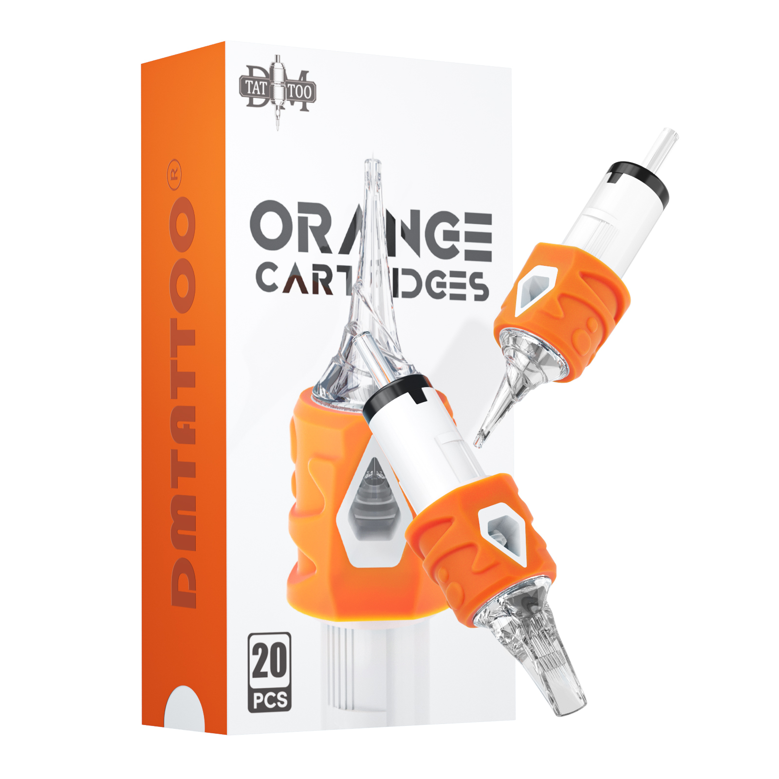 DM Premium Orange Tatttoo Cartridges Needles 20pcs