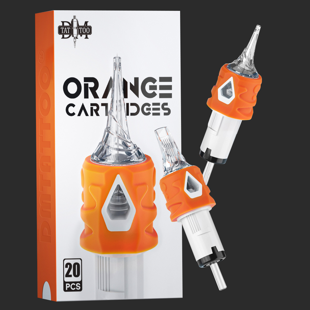 DM Premium Orange Tatttoo Cartridges Needles 20pcs