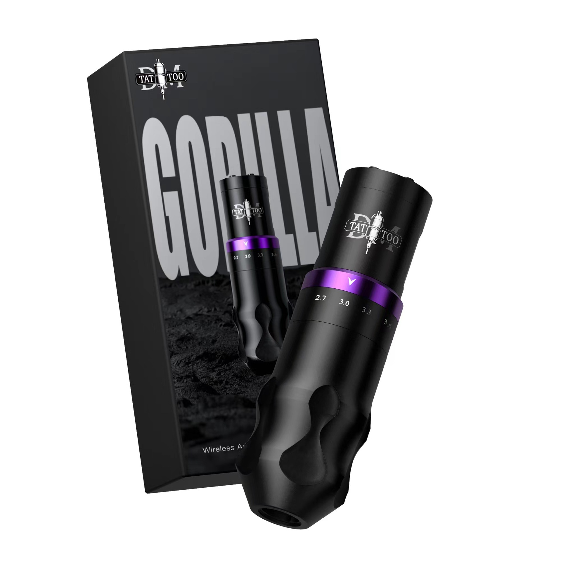 DM Gorilla Adjustable Stroke Tattoo Machine Pen