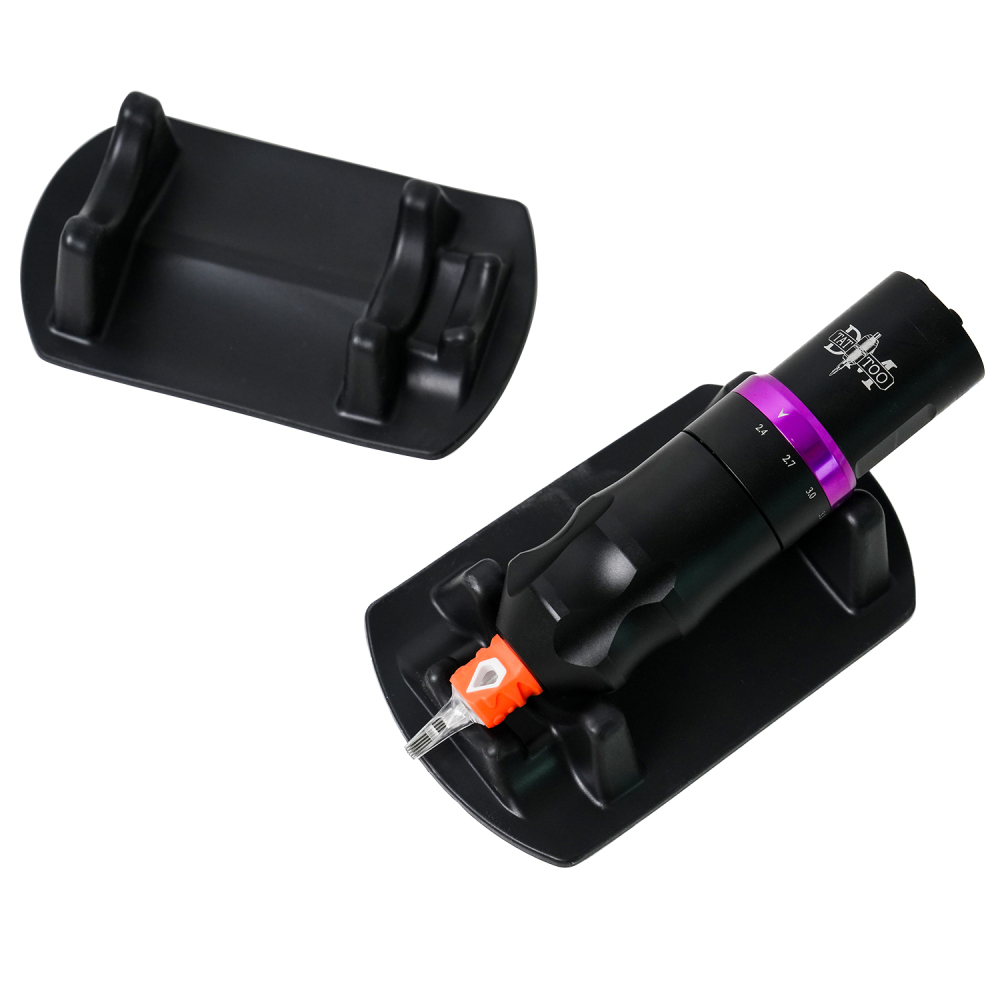 Black Rubber Tattoo Pen Holder Stand Rack