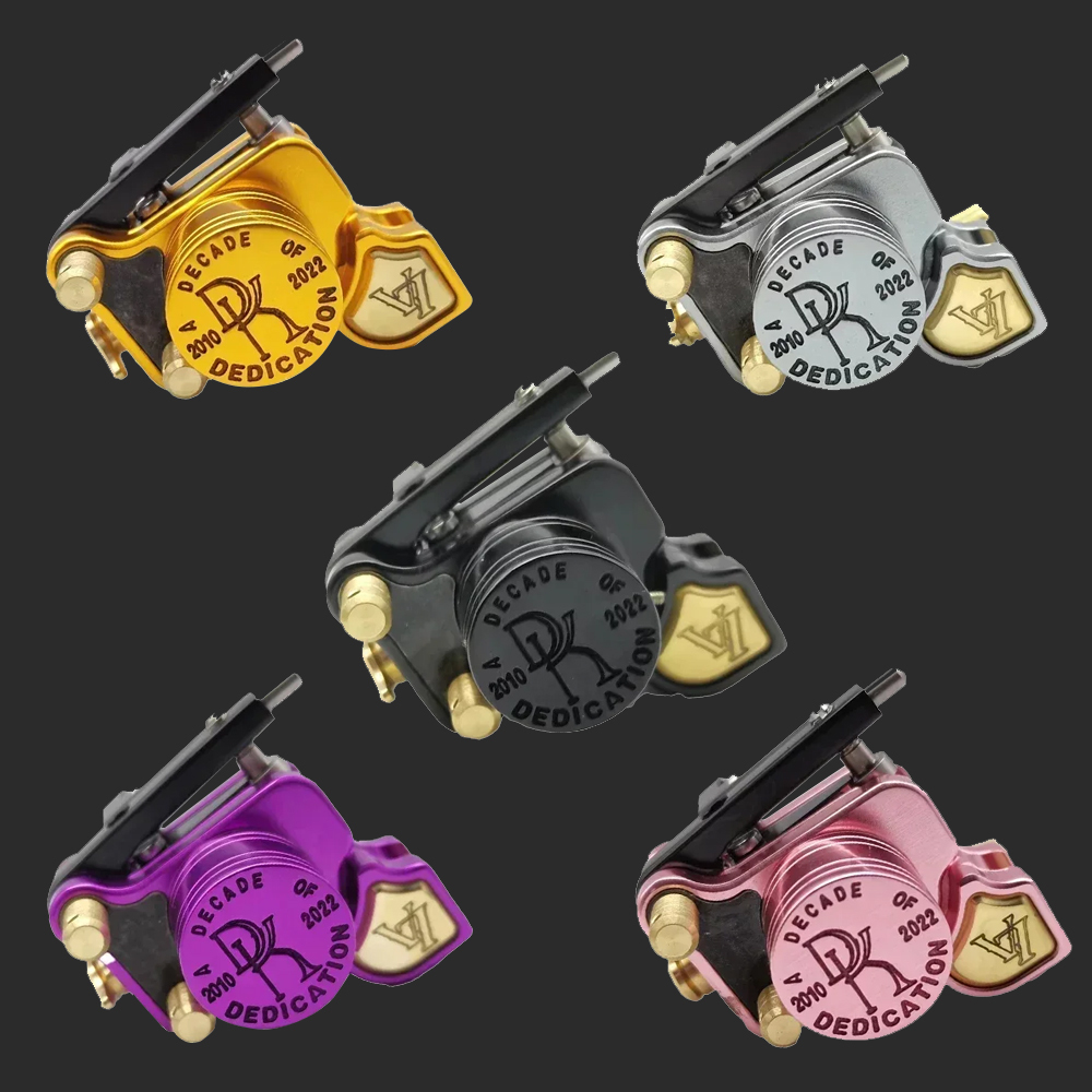 DK V7 Rotary Tattoo Machine Coreless Motor Adjustable Stroke