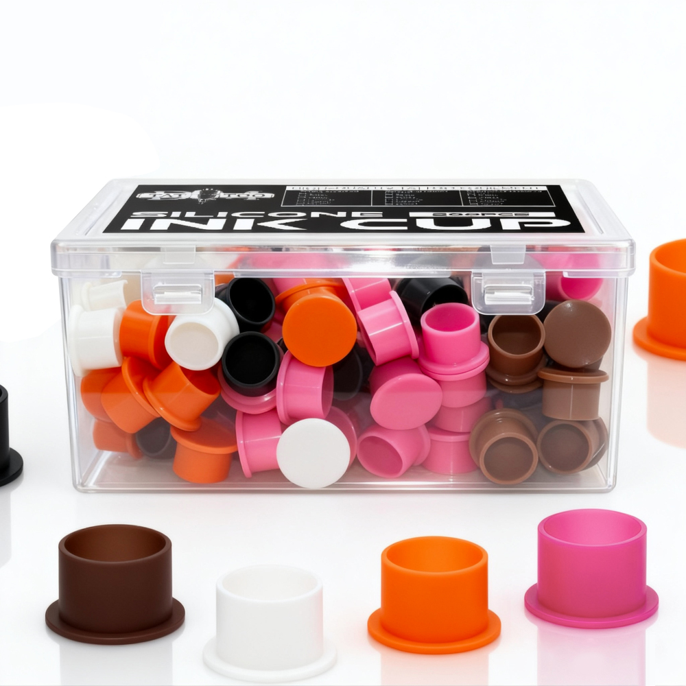 Silicone Round Tattoo Ink Cup 200pc5