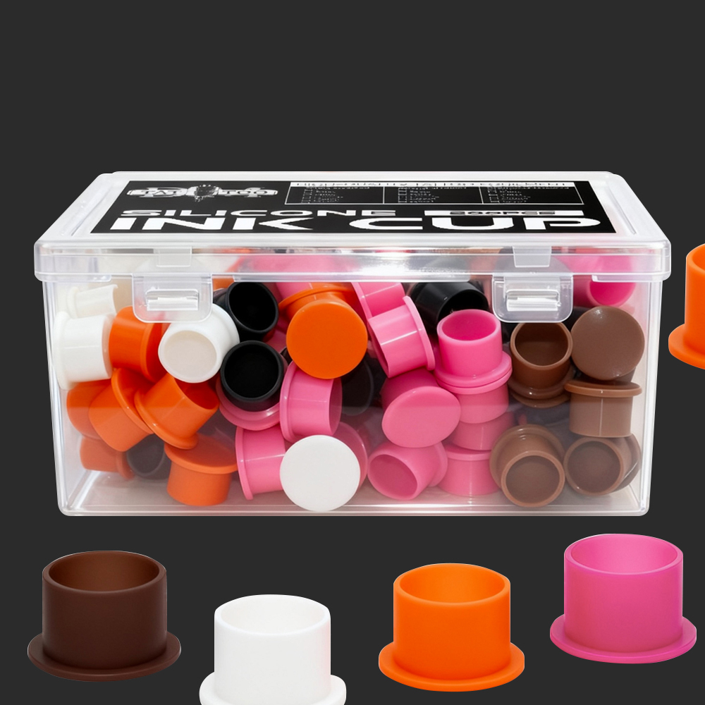 Silicone Round Tattoo Ink Cup 200pc5