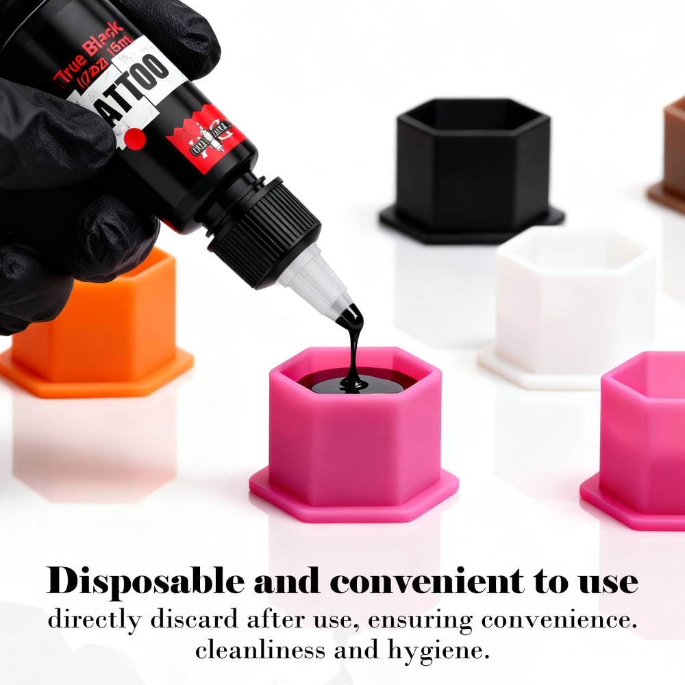 Silicone Diamond Tattoo Ink Cup 200pcs
