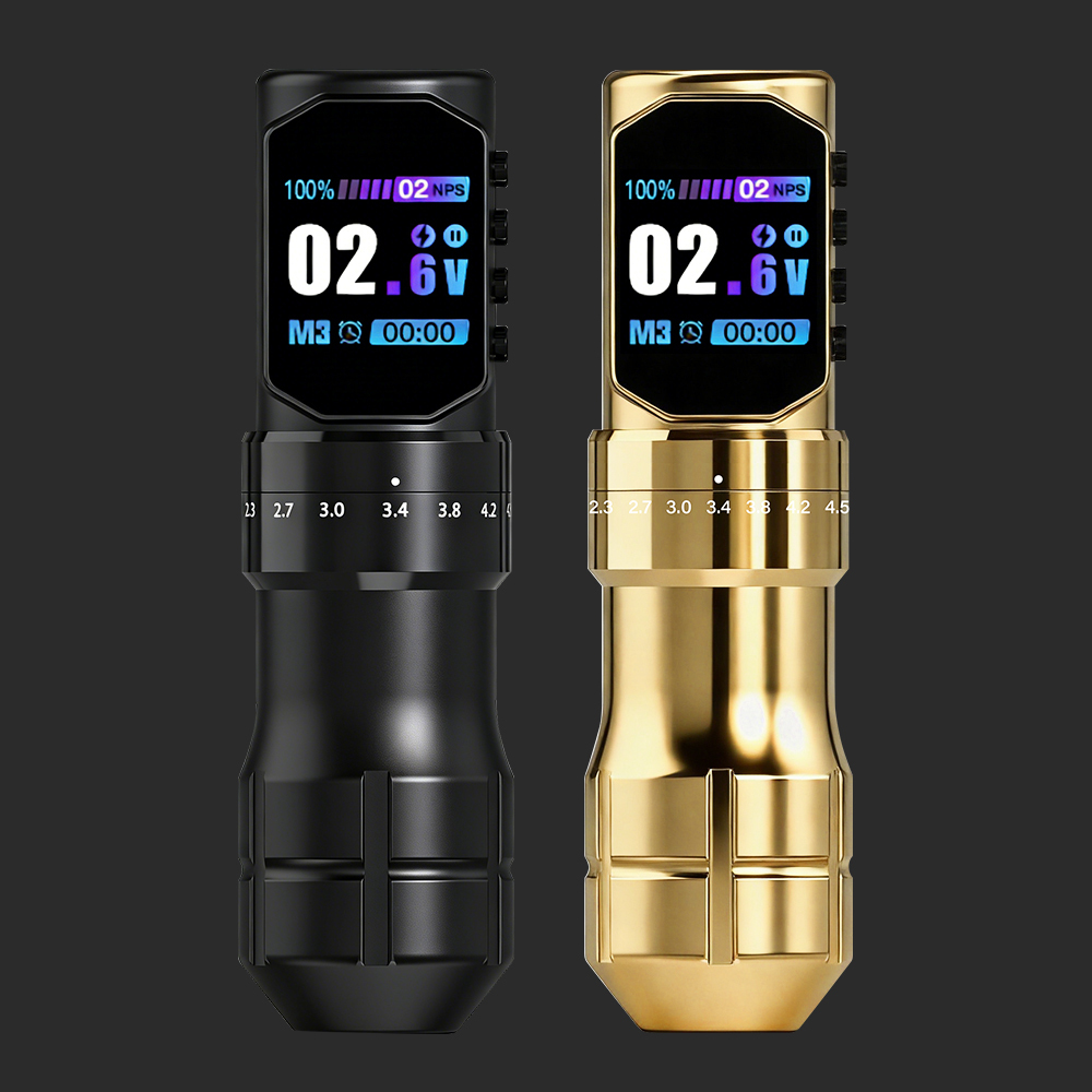 Wireless Adjustable Stroke Tattoo Machine Pen