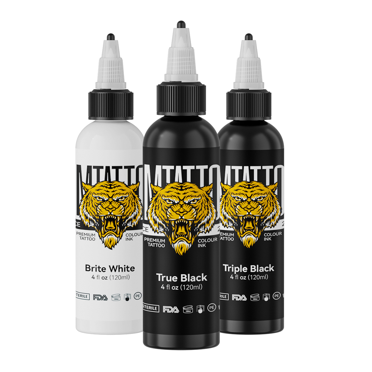 DM Premium Tattoo Black Ink Bottle 9.5oz/280ml