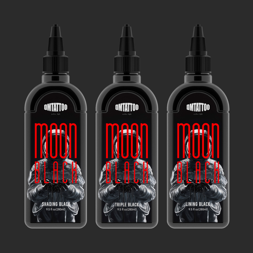 DM Black Tattoo Ink 280ML.