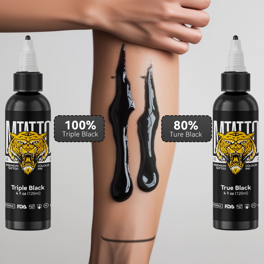 DM Premium Tattoo Black Ink Bottle 9.5oz/280ml