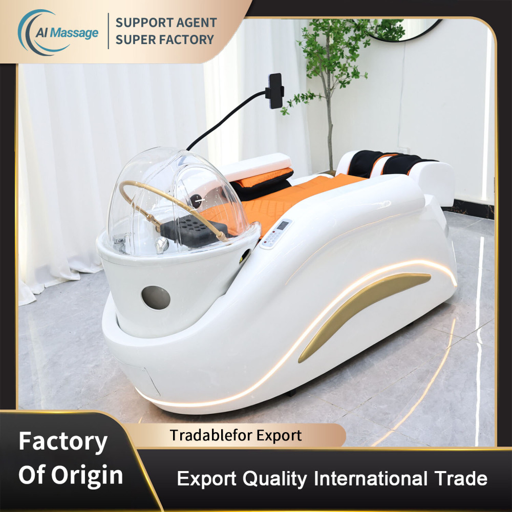 Salon/Hair Salon Commercial Furniture Hair Salon Smart Massage Shampoo Bed Head Spa Center Shampoo Bed Beauty Salon Shampoo Massage Equipment