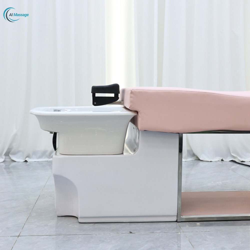 Thai-style shampoo beds, salon furniture, salon hair beds, spa shampoo beds, salon equipment, salon furniture manufacturers, factory wholesale