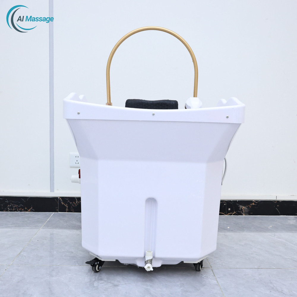 Portable portable shampoo basin, hair salon massage shampoo bedside basin accessory, beauty salon shampoo basin, head spa shampoo equipment.