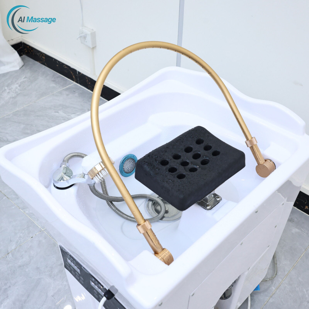 Portable portable shampoo basin, hair salon massage shampoo bedside basin accessory, beauty salon shampoo basin, head spa shampoo equipment.