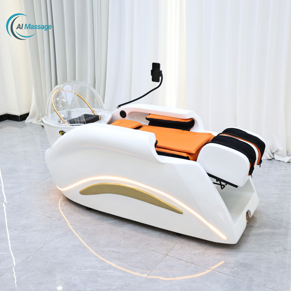 Salon/Hair Salon Commercial Furniture Hair Salon Smart Massage Shampoo Bed Head Spa Center Shampoo Bed Beauty Salon Shampoo Massage Equipment