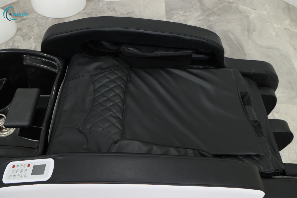 Customized color hair salon multi-functional intelligent massage shampoo bed with steaming function, beauty center head care treatment bed, massage center equipment and instruments