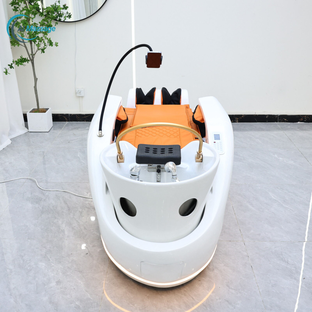 Salon/Hair Salon Commercial Furniture Hair Salon Smart Massage Shampoo Bed Head Spa Center Shampoo Bed Beauty Salon Shampoo Massage Equipment