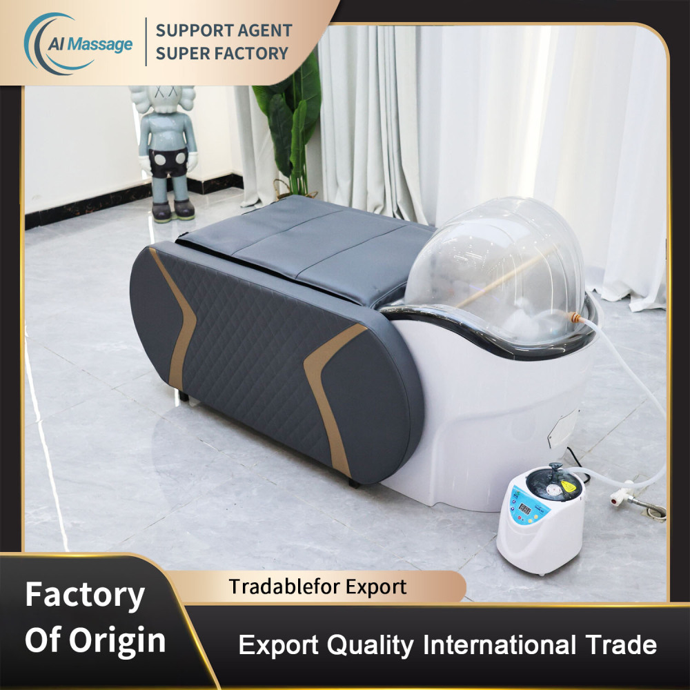 Salon hair styling equipment, electric shampoo massage bed, head spa bed, spa equipment with customizable water circulation configuration.