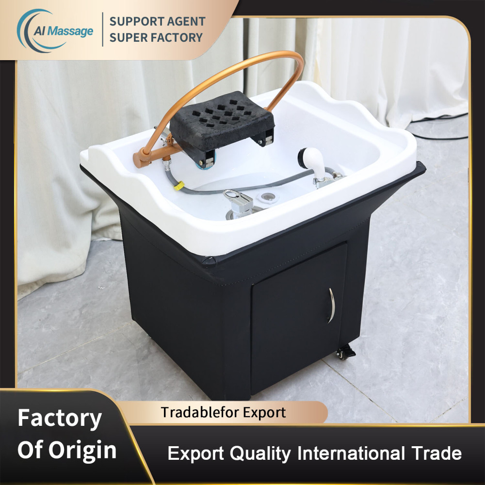 Portable shampoo basins for salons and hair salons, shampoo basins with steam water circulation function, portable shampoo basins for spas.